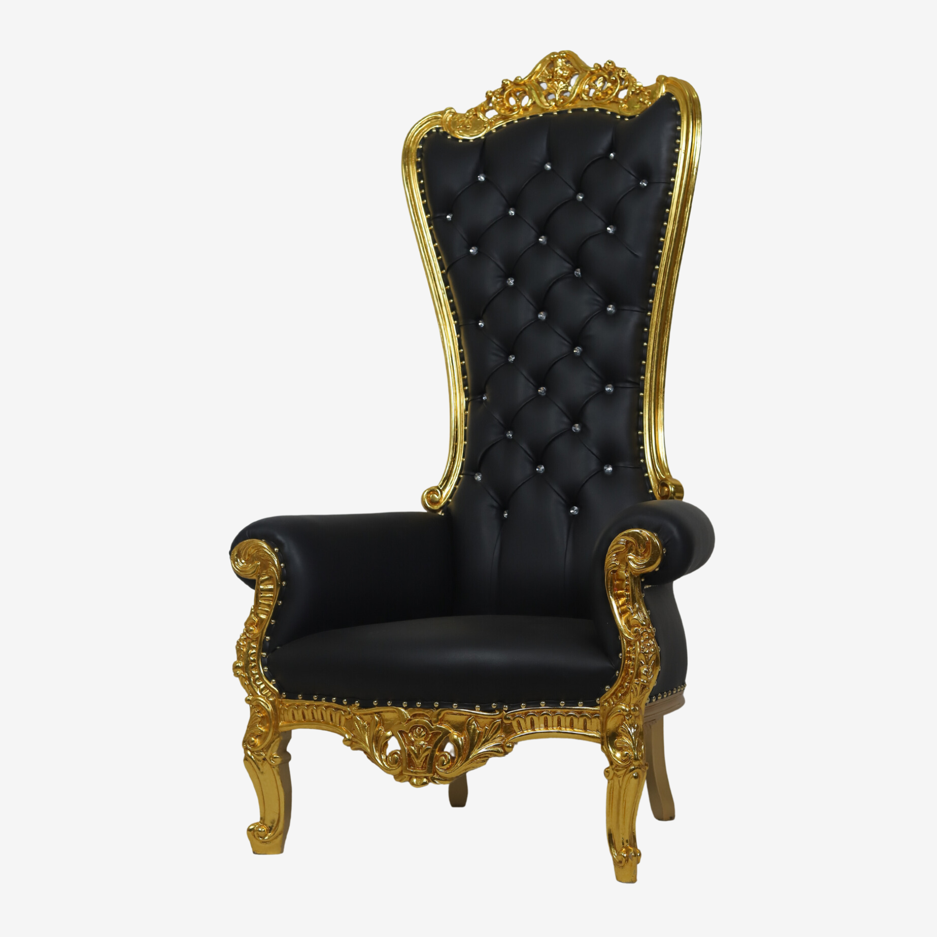 The black and gold throne