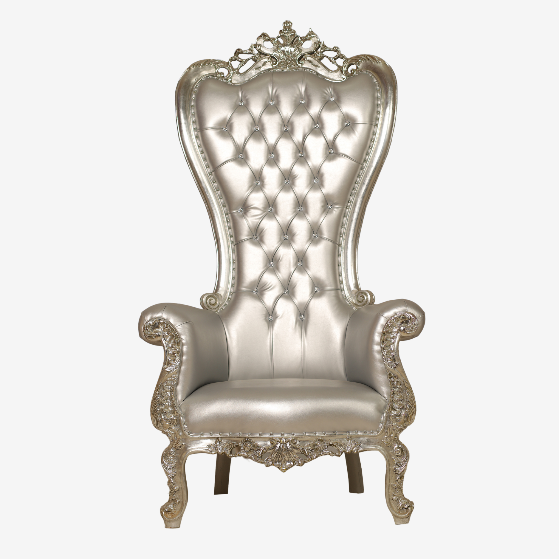 Silver Throne Chair