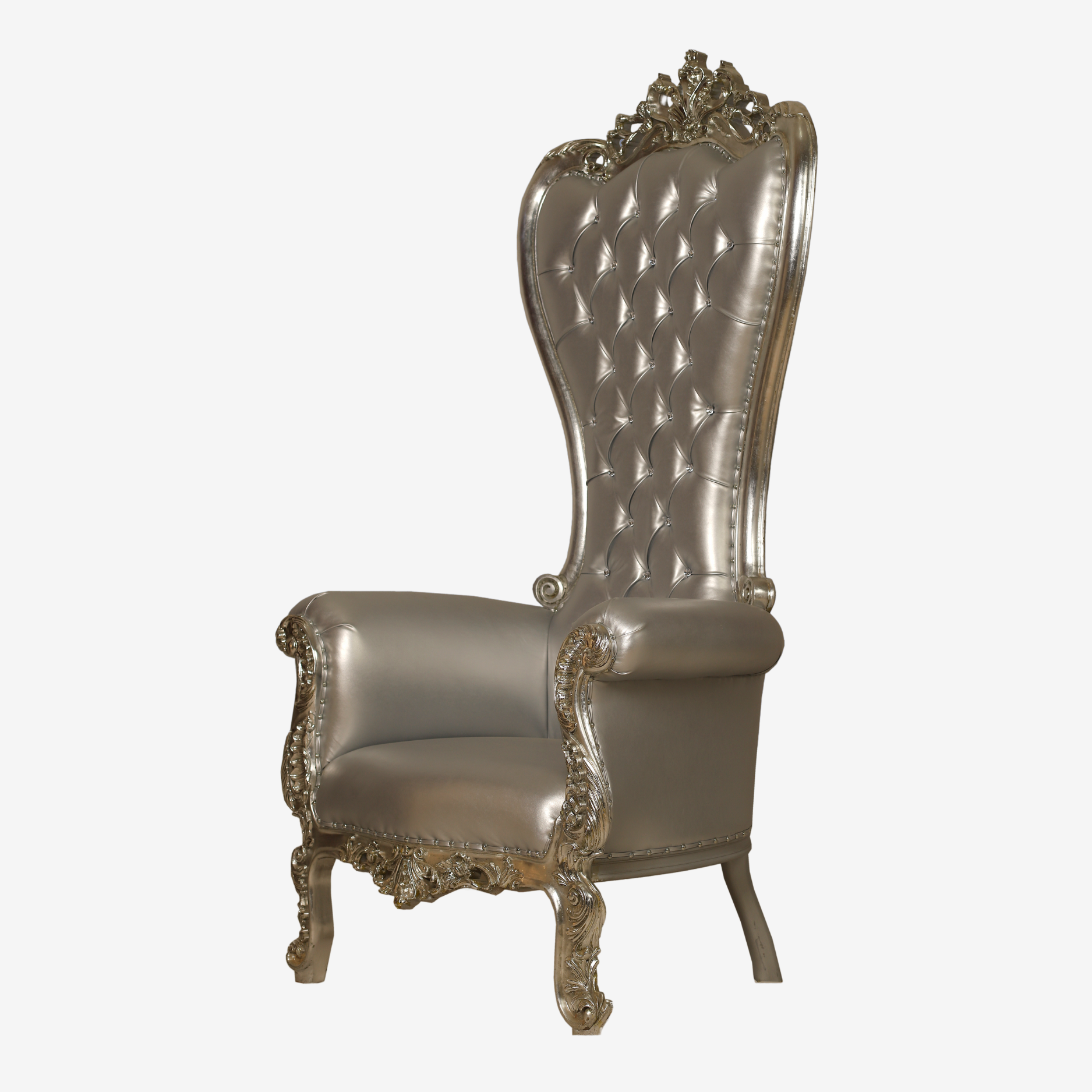 Silver Throne Chair