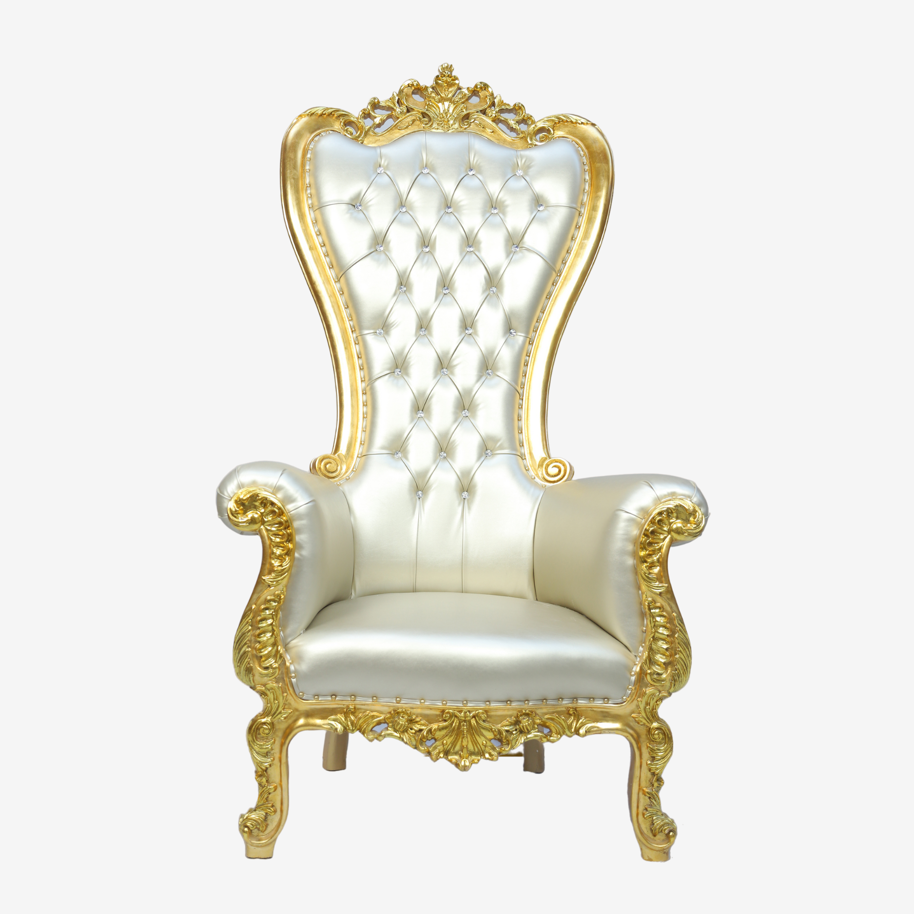 Silver/Gold Throne Chair