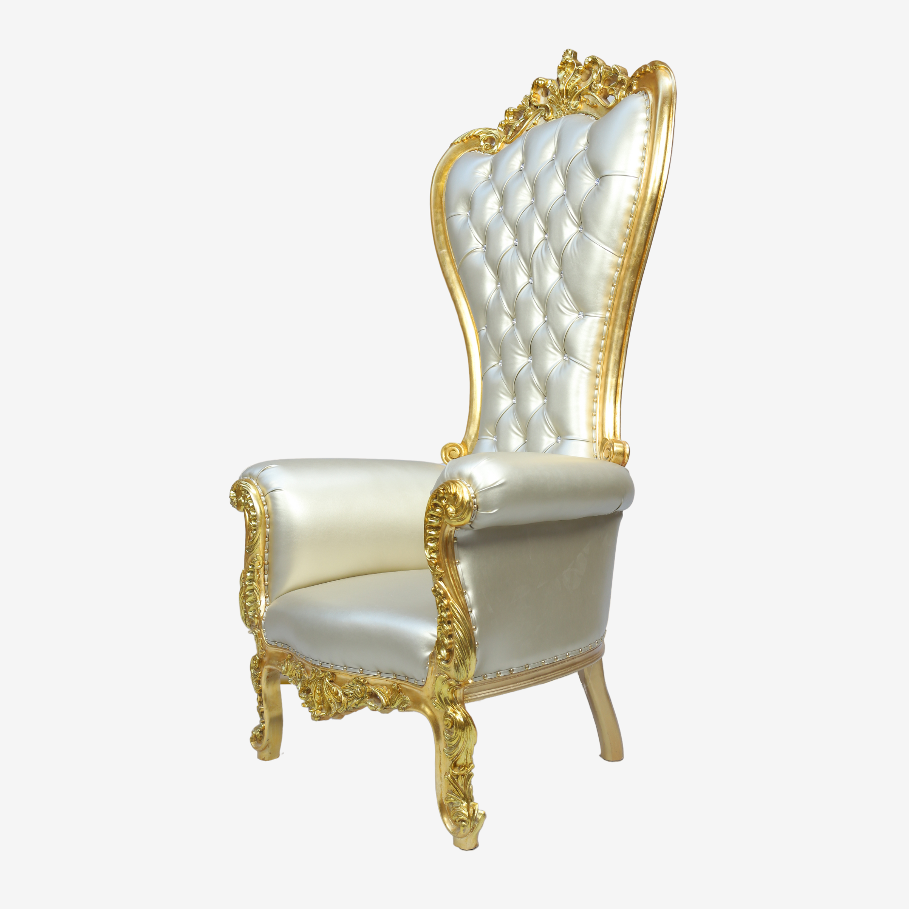 Silver/Gold Throne Chair